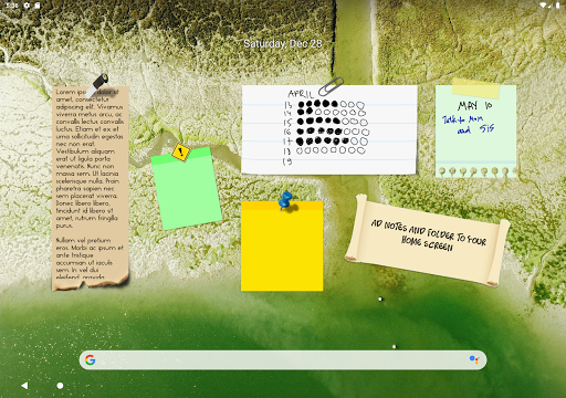 6) Productivity Notes Widget Pro 