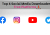 Best Social Media Content Downloading Tools Top 4 Social Media Downloader Free Platforms