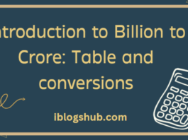 Introduction to Billion to Crore Table and Conversions (1)